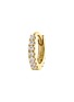 Main View - Click To Enlarge - MARIA TASH - Diamond 18K Gold Eternity Single Hoop Earring