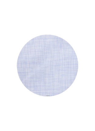 Main View - Click To Enlarge - CHILEWICH - Basketweave Round Placemat — Periwinkle