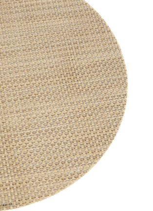 Detail View - Click To Enlarge - CHILEWICH - Basketweave Round Placemat — Latte