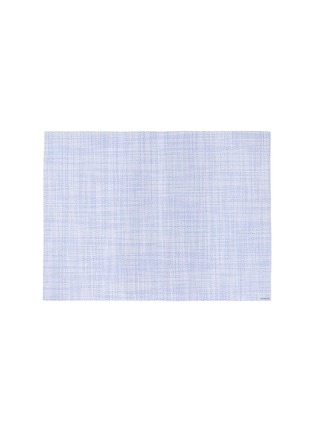 Main View - Click To Enlarge - CHILEWICH - Basketweave Rectangle Placemat — Periwinkle