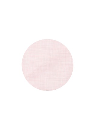 Main View - Click To Enlarge - CHILEWICH - Basketweave Round Placemat — Blush