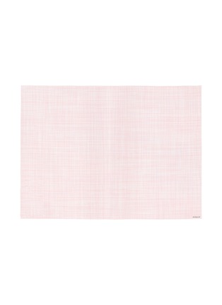 Main View - Click To Enlarge - CHILEWICH - Basketweave Rectangle Placemat — Blush