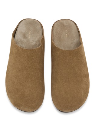 Figure View - Click To Enlarge - THE ROW - Hudson Suede Slides