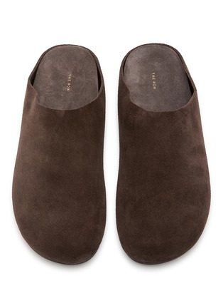 Figure View - Click To Enlarge - THE ROW - Hudson Suede Slides
