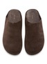 Figure View - Click To Enlarge - THE ROW - Hudson Suede Slides