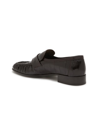 Detail View - Click To Enlarge - THE ROW - Soft Eel Leather Loafers
