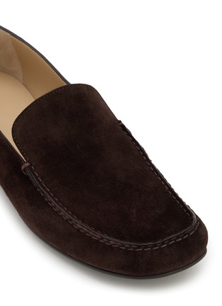 Detail View - Click To Enlarge - THE ROW - Leo Suede Slippers