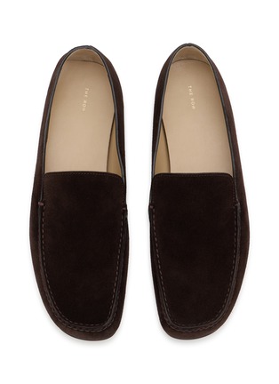 Figure View - Click To Enlarge - THE ROW - Leo Suede Slippers