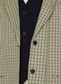  - EENK - Contrast Single Breasted Ckeckered Blazer