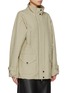 Detail View - Click To Enlarge - EENK - Oversized Checkered Hoodie Jacket