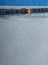  - EENK - Belted Denim Maxi Skirt
