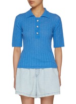 Lenina ♥ ELROY duckdown knit collar short padding ELROY duckdown knit collar short padding_ivory – Lenina