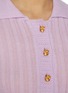  - EENK - Rose Button Knit Polo Top