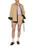 Figure View - Click To Enlarge - EENK - Rose Button Knit Polo Top