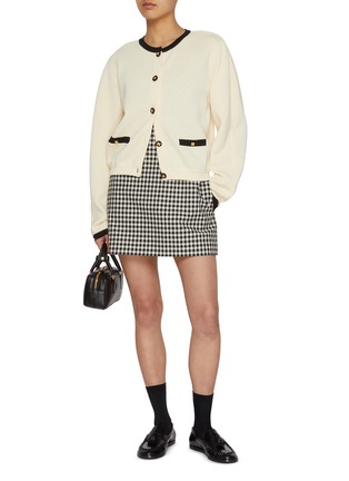 Figure View - Click To Enlarge - EENK - Round Neck Knit Cardigan