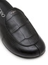 Detail View - Click To Enlarge - RODO - Croc Print Leather Slides