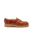 Main View - Click To Enlarge - RODO - Printed Leather Loafers