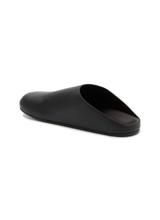 Detail View - Click To Enlarge - THE ROW - Hudson Grained Leather Slides