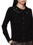  - ULLA JOHNSON - Margaux Embroidered Cashmere Knit Cardigan