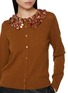  - ULLA JOHNSON - Margaux Embroidered Cashmere Knit Cardigan