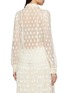 Back View - Click To Enlarge - ULLA JOHNSON - Soraya Polka Dot Lace Neck Tie Blouse