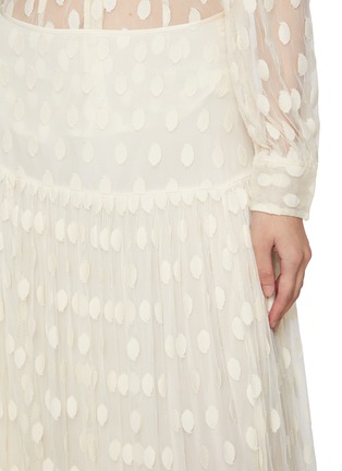  - ULLA JOHNSON - Vera Polka Dot Lace High Waist Maxi Skirt