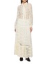 Figure View - Click To Enlarge - ULLA JOHNSON - Vera Polka Dot Lace High Waist Maxi Skirt