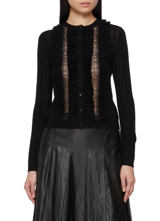 Main View - Click To Enlarge - ULLA JOHNSON - Maryel Long Sleeve Wool Knit Cardigan