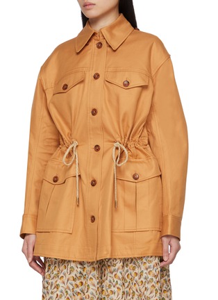 Detail View - Click To Enlarge - ULLA JOHNSON - Devon Removable Cape Coat
