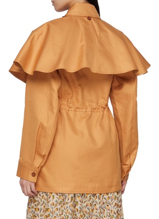 Back View - Click To Enlarge - ULLA JOHNSON - Devon Removable Cape Coat