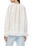 Back View - Click To Enlarge - ULLA JOHNSON - Marcella Asymmetrical Long Sleeve Cotton Blouse