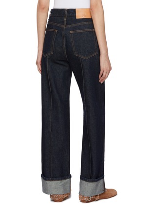Back View - Click To Enlarge - ULLA JOHNSON - The Genevieve High Rise Denim Jeans