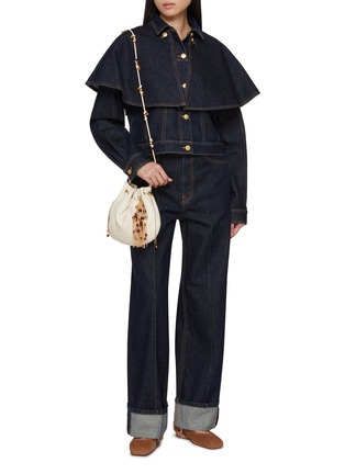 Figure View - Click To Enlarge - ULLA JOHNSON - The Genevieve High Rise Denim Jeans