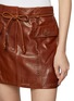  - ULLA JOHNSON - Luna Leather Mini Skirt