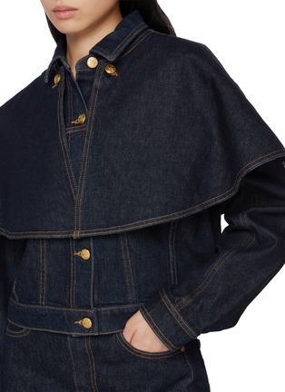  - ULLA JOHNSON - The Agata Denim Cape Jacket