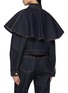 Back View - Click To Enlarge - ULLA JOHNSON - The Agata Denim Cape Jacket