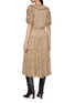 Back View - Click To Enlarge - ULLA JOHNSON - Nan Short Sleeve Silk Midi Dress