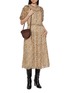 Figure View - Click To Enlarge - ULLA JOHNSON - Nan Short Sleeve Silk Midi Dress