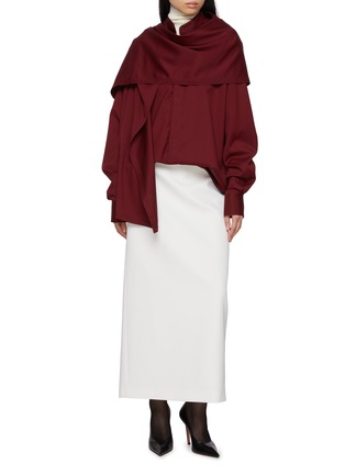 Figure View - Click To Enlarge - ARMARIUM - Edna Turtleneck Wool Cashmere Top