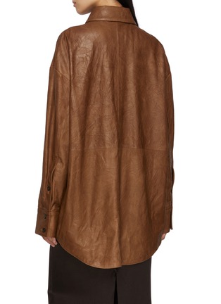 Back View - Click To Enlarge - ARMARIUM - Allegra Leather Shirt