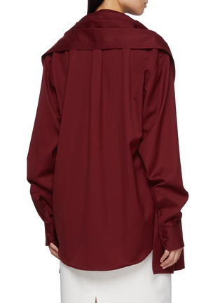Back View - Click To Enlarge - ARMARIUM - Beatrice Wool Shirt