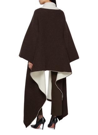 Back View - Click To Enlarge - ARMARIUM - Costanza Draped Coat