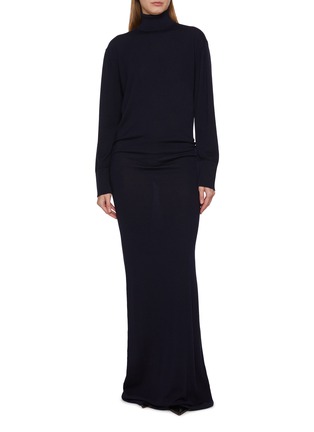 Main View - Click To Enlarge - ARMARIUM - Lara Turtleneck Wool Cashmere Dress