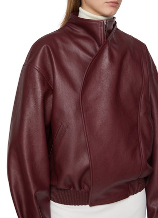  - ARMARIUM - Salma Leather Bomber Jacket