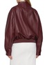 Back View - Click To Enlarge - ARMARIUM - Salma Leather Bomber Jacket