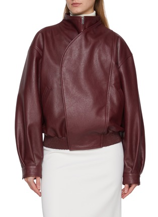 Main View - Click To Enlarge - ARMARIUM - Salma Leather Bomber Jacket