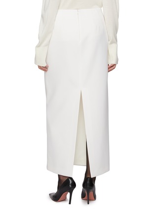 Back View - Click To Enlarge - ARMARIUM - Jackie Wool Maxi Skirt