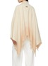 Back View - Click To Enlarge - PESERICO - Fringed Zip Up Poncho