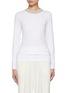 Main View - Click To Enlarge - PESERICO - Embellished Round Neck T-Shirt