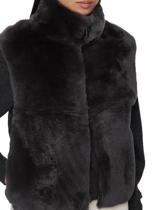  - PESERICO - Sleeveless Rex Rabbit Fur Wool Cashmere Vest